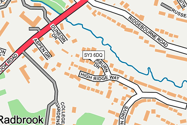 SY3 6DQ map - OS OpenMap – Local (Ordnance Survey) SY3 6DQ map - OS OpenMap – Local (Ordnance Survey)