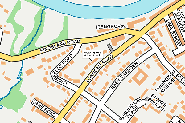 SY3 7EY map - OS OpenMap – Local (Ordnance Survey) SY3 7EY map - OS OpenMap – Local (Ordnance Survey)