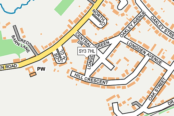 SY3 7HL map - OS OpenMap – Local (Ordnance Survey) SY3 7HL map - OS OpenMap – Local (Ordnance Survey)