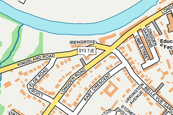 SY3 7JE map - OS OpenMap – Local (Ordnance Survey) SY3 7JE map - OS OpenMap – Local (Ordnance Survey)