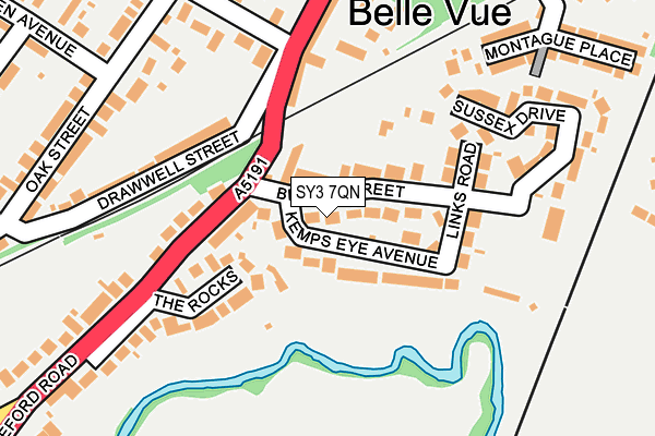 SY3 7QN map - OS OpenMap – Local (Ordnance Survey) SY3 7QN map - OS OpenMap – Local (Ordnance Survey)