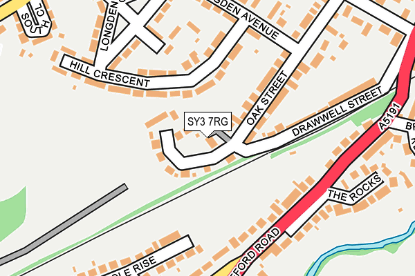 SY3 7RG map - OS OpenMap – Local (Ordnance Survey) SY3 7RG map - OS OpenMap – Local (Ordnance Survey)