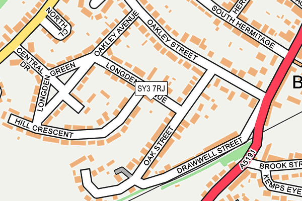 SY3 7RJ map - OS OpenMap – Local (Ordnance Survey) SY3 7RJ map - OS OpenMap – Local (Ordnance Survey)