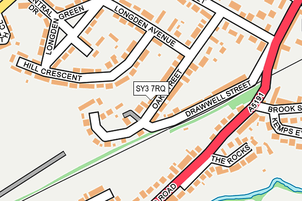 SY3 7RQ map - OS OpenMap – Local (Ordnance Survey) SY3 7RQ map - OS OpenMap – Local (Ordnance Survey)