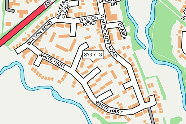 SY3 7TG map - OS OpenMap – Local (Ordnance Survey) SY3 7TG map - OS OpenMap – Local (Ordnance Survey)