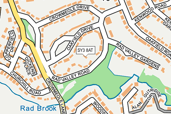 SY3 8AT map - OS OpenMap – Local (Ordnance Survey) SY3 8AT map - OS OpenMap – Local (Ordnance Survey)