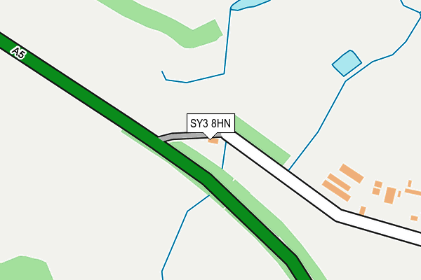 SY3 8HN map - OS OpenMap – Local (Ordnance Survey) SY3 8HN map - OS OpenMap – Local (Ordnance Survey)