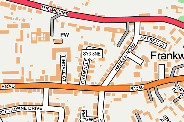 SY3 8NE map - OS OpenMap – Local (Ordnance Survey) SY3 8NE map - OS OpenMap – Local (Ordnance Survey)