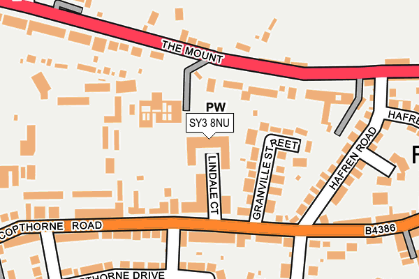 SY3 8NU map - OS OpenMap – Local (Ordnance Survey) SY3 8NU map - OS OpenMap – Local (Ordnance Survey)