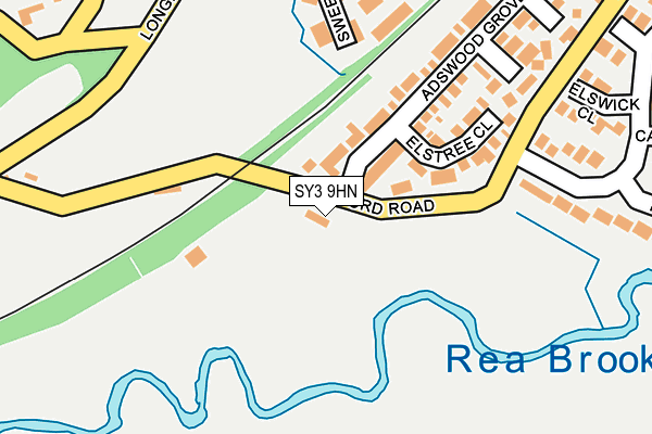 SY3 9HN map - OS OpenMap – Local (Ordnance Survey) SY3 9HN map - OS OpenMap – Local (Ordnance Survey)