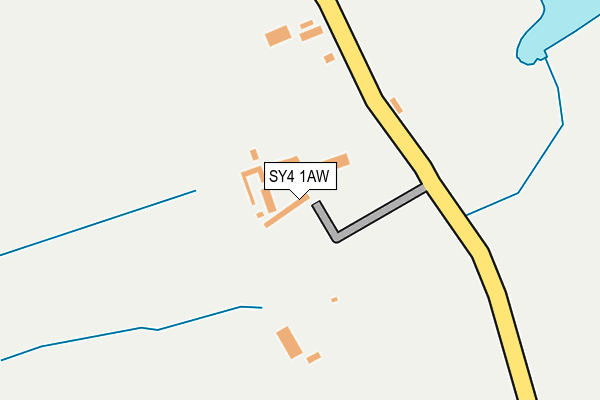 SY4 1AW map - OS OpenMap – Local (Ordnance Survey) SY4 1AW map - OS OpenMap – Local (Ordnance Survey)