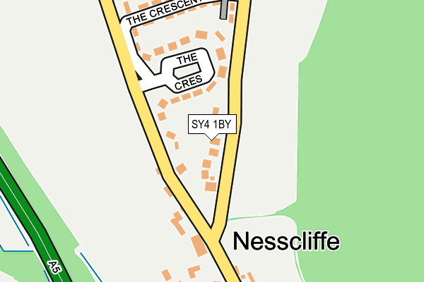 SY4 1BY map - OS OpenMap – Local (Ordnance Survey) SY4 1BY map - OS OpenMap – Local (Ordnance Survey)