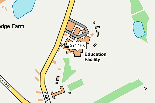 SY4 1HX map - OS OpenMap – Local (Ordnance Survey)