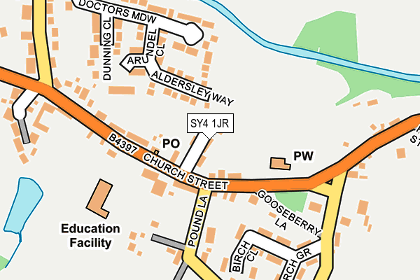 SY4 1JR map - OS OpenMap – Local (Ordnance Survey) SY4 1JR map - OS OpenMap – Local (Ordnance Survey)