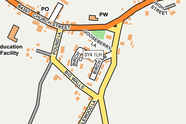 SY4 1LH map - OS OpenMap – Local (Ordnance Survey) SY4 1LH map - OS OpenMap – Local (Ordnance Survey)