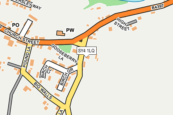 SY4 1LQ map - OS OpenMap – Local (Ordnance Survey) SY4 1LQ map - OS OpenMap – Local (Ordnance Survey)
