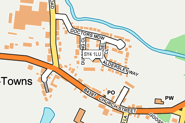 SY4 1LU map - OS OpenMap – Local (Ordnance Survey) SY4 1LU map - OS OpenMap – Local (Ordnance Survey)