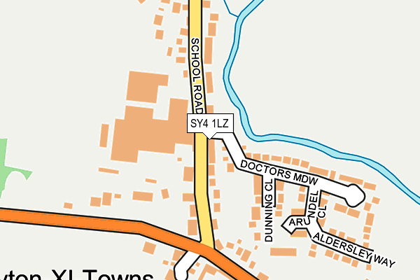 SY4 1LZ map - OS OpenMap – Local (Ordnance Survey) SY4 1LZ map - OS OpenMap – Local (Ordnance Survey)