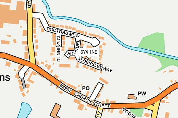 SY4 1NE map - OS OpenMap – Local (Ordnance Survey) SY4 1NE map - OS OpenMap – Local (Ordnance Survey)