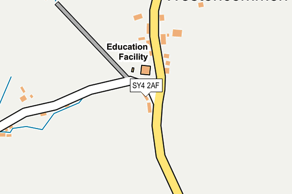 SY4 2AF map - OS OpenMap – Local (Ordnance Survey) SY4 2AF map - OS OpenMap – Local (Ordnance Survey)