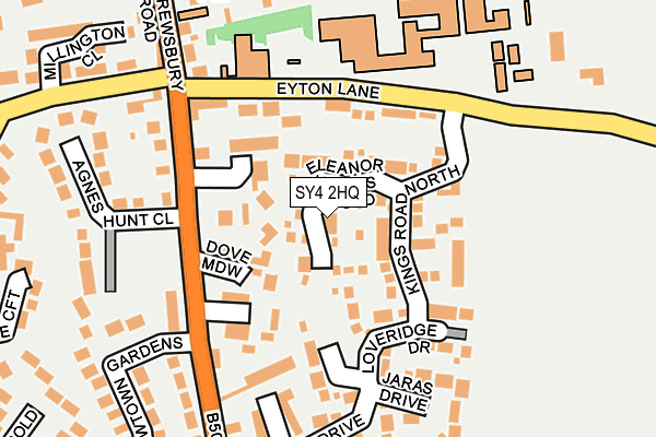 SY4 2HQ map - OS OpenMap – Local (Ordnance Survey) SY4 2HQ map - OS OpenMap – Local (Ordnance Survey)