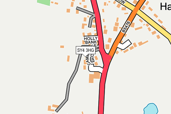 SY4 3HG map - OS OpenMap – Local (Ordnance Survey) SY4 3HG map - OS OpenMap – Local (Ordnance Survey)