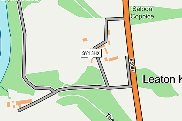SY4 3HX map - OS OpenMap – Local (Ordnance Survey) SY4 3HX map - OS OpenMap – Local (Ordnance Survey)