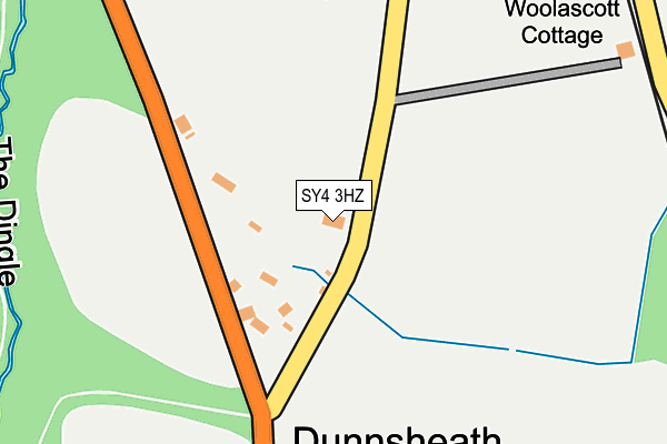 SY4 3HZ map - OS OpenMap – Local (Ordnance Survey) SY4 3HZ map - OS OpenMap – Local (Ordnance Survey)