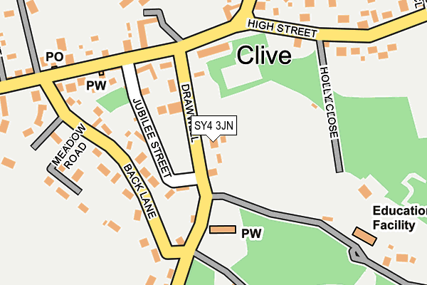 SY4 3JN map - OS OpenMap – Local (Ordnance Survey) SY4 3JN map - OS OpenMap – Local (Ordnance Survey)