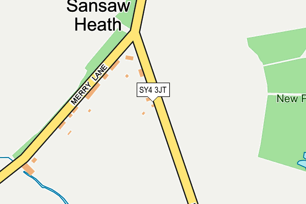 SY4 3JT map - OS OpenMap – Local (Ordnance Survey) SY4 3JT map - OS OpenMap – Local (Ordnance Survey)