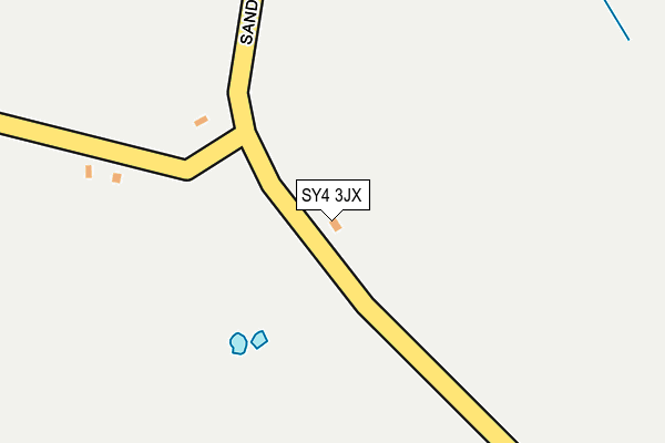 SY4 3JX map - OS OpenMap – Local (Ordnance Survey) SY4 3JX map - OS OpenMap – Local (Ordnance Survey)