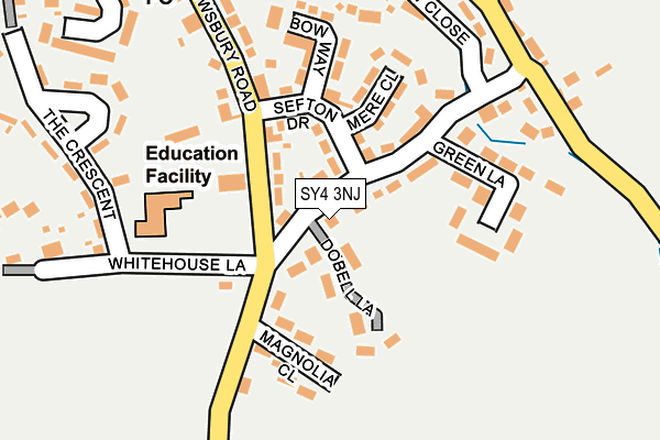 SY4 3NJ map - OS OpenMap – Local (Ordnance Survey) SY4 3NJ map - OS OpenMap – Local (Ordnance Survey)