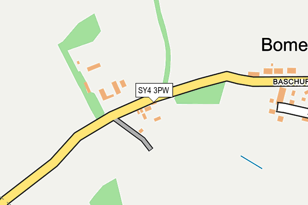 SY4 3PW map - OS OpenMap – Local (Ordnance Survey) SY4 3PW map - OS OpenMap – Local (Ordnance Survey)