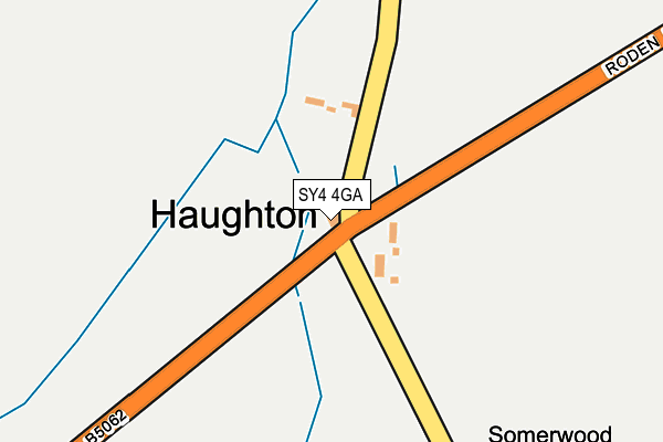 SY4 4GA map - OS OpenMap – Local (Ordnance Survey) SY4 4GA map - OS OpenMap – Local (Ordnance Survey)