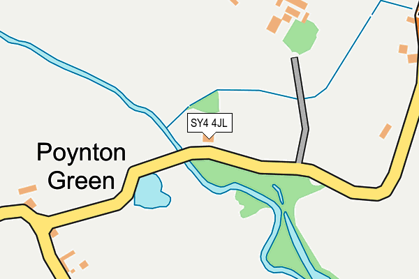 SY4 4JL map - OS OpenMap – Local (Ordnance Survey) SY4 4JL map - OS OpenMap – Local (Ordnance Survey)