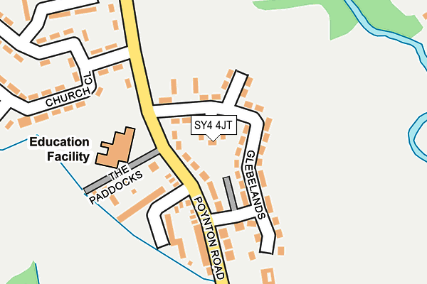 SY4 4JT map - OS OpenMap – Local (Ordnance Survey) SY4 4JT map - OS OpenMap – Local (Ordnance Survey)