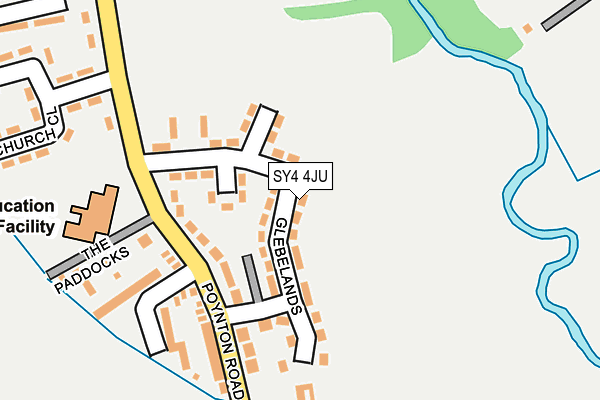 SY4 4JU map - OS OpenMap – Local (Ordnance Survey) SY4 4JU map - OS OpenMap – Local (Ordnance Survey)
