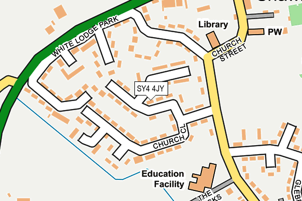 SY4 4JY map - OS OpenMap – Local (Ordnance Survey) SY4 4JY map - OS OpenMap – Local (Ordnance Survey)