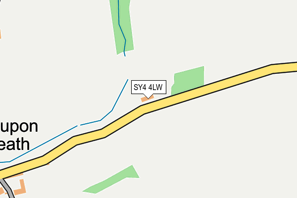 SY4 4LW map - OS OpenMap – Local (Ordnance Survey) SY4 4LW map - OS OpenMap – Local (Ordnance Survey)