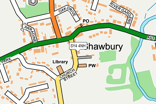 SY4 4NH map - OS OpenMap – Local (Ordnance Survey) SY4 4NH map - OS OpenMap – Local (Ordnance Survey)