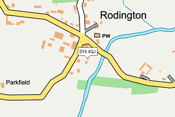 SY4 4QJ map - OS OpenMap – Local (Ordnance Survey) SY4 4QJ map - OS OpenMap – Local (Ordnance Survey)