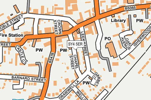 SY4 5ER map - OS OpenMap – Local (Ordnance Survey) SY4 5ER map - OS OpenMap – Local (Ordnance Survey)