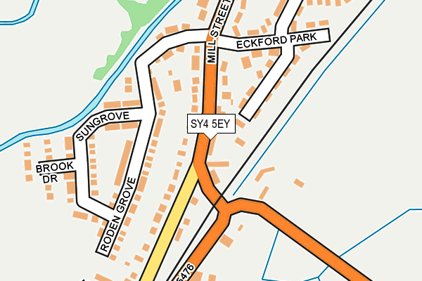 SY4 5EY map - OS OpenMap – Local (Ordnance Survey) SY4 5EY map - OS OpenMap – Local (Ordnance Survey)