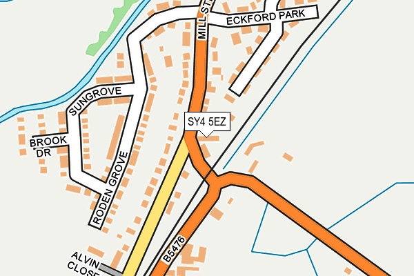 SY4 5EZ map - OS OpenMap – Local (Ordnance Survey) SY4 5EZ map - OS OpenMap – Local (Ordnance Survey)