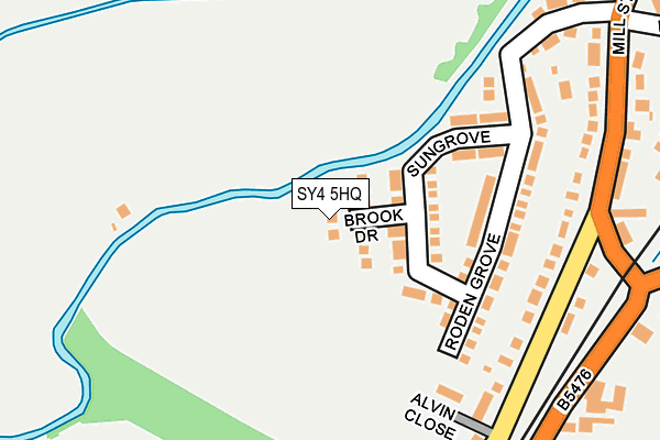 SY4 5HQ map - OS OpenMap – Local (Ordnance Survey) SY4 5HQ map - OS OpenMap – Local (Ordnance Survey)