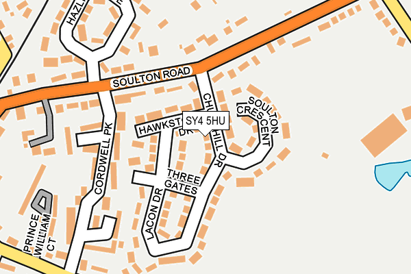 SY4 5HU map - OS OpenMap – Local (Ordnance Survey) SY4 5HU map - OS OpenMap – Local (Ordnance Survey)