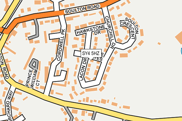 SY4 5HZ map - OS OpenMap – Local (Ordnance Survey) SY4 5HZ map - OS OpenMap – Local (Ordnance Survey)