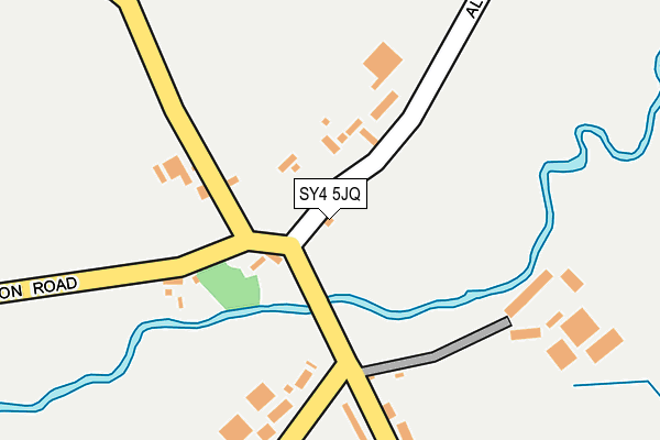 SY4 5JQ map - OS OpenMap – Local (Ordnance Survey) SY4 5JQ map - OS OpenMap – Local (Ordnance Survey)