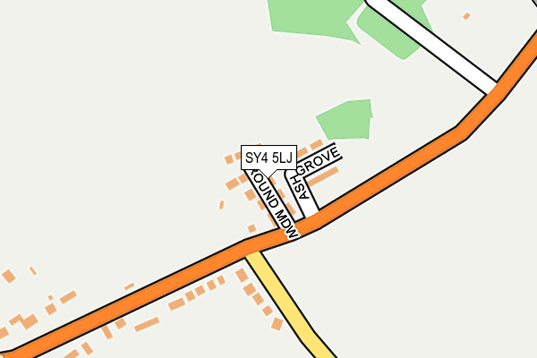 SY4 5LJ map - OS OpenMap – Local (Ordnance Survey) SY4 5LJ map - OS OpenMap – Local (Ordnance Survey)