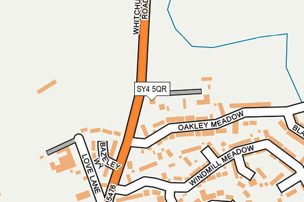 SY4 5QR map - OS OpenMap – Local (Ordnance Survey) SY4 5QR map - OS OpenMap – Local (Ordnance Survey)